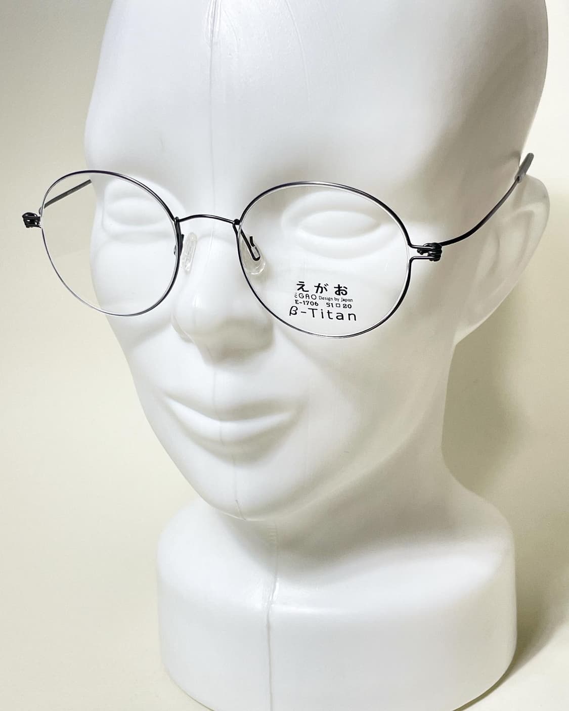 Egao B-Titan 티타늄 라운드 빈티지 안경 상품이미지8