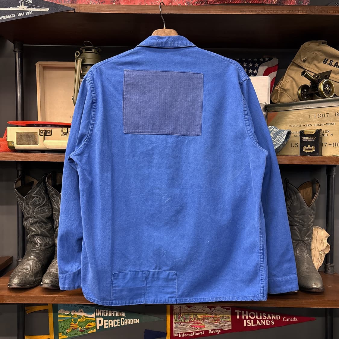 50~60s 프렌치 워크 자켓 / 빈티지 초어 자켓 워크 웨어 N797 상품이미지2