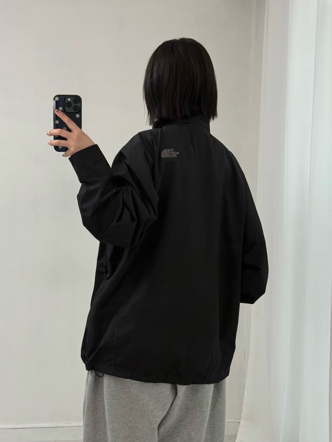 노스페이스 블랙 바람막이 상품이미지4