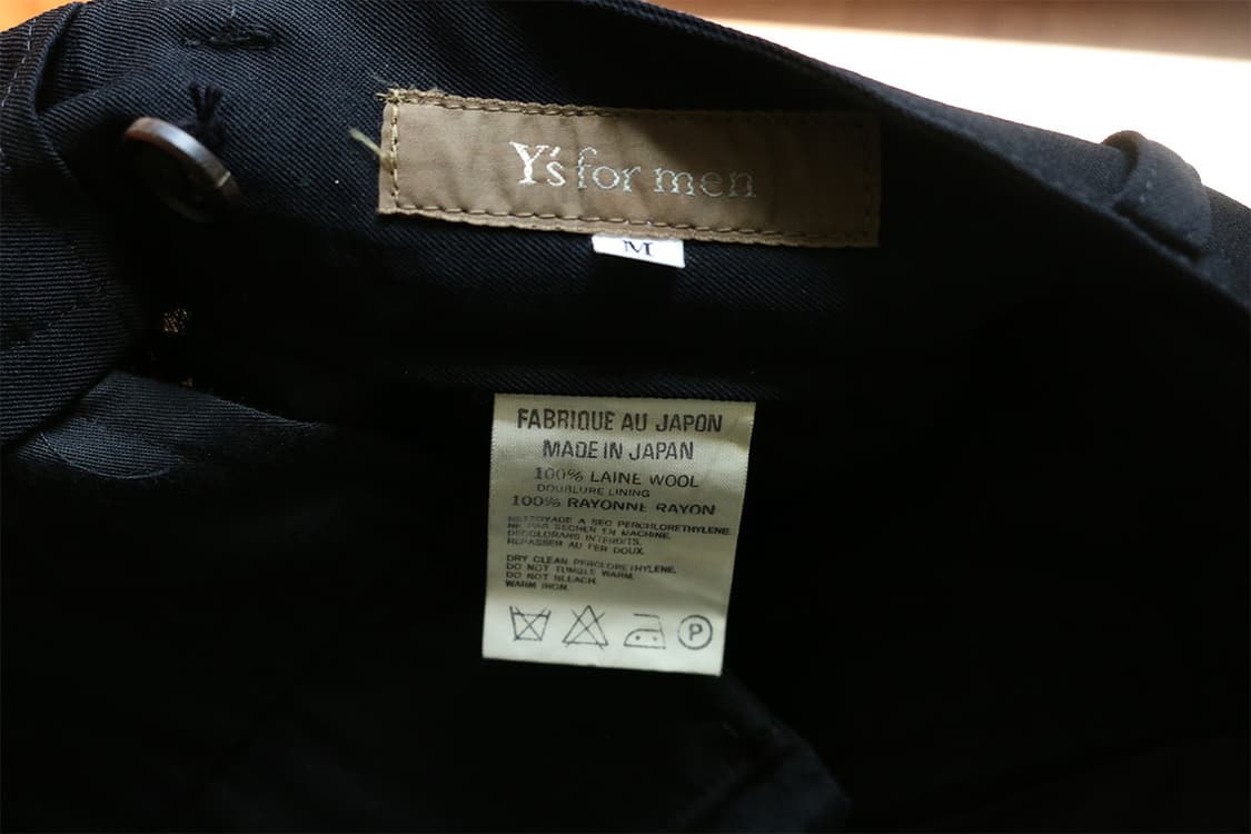 와이즈 포 맨 블랙 트라우저  상품이미지8