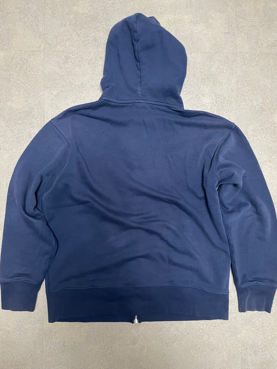 빈티지 폴로 랄프로렌 스펠아웃 아치로고 후드집업 네이비 상품이미지5