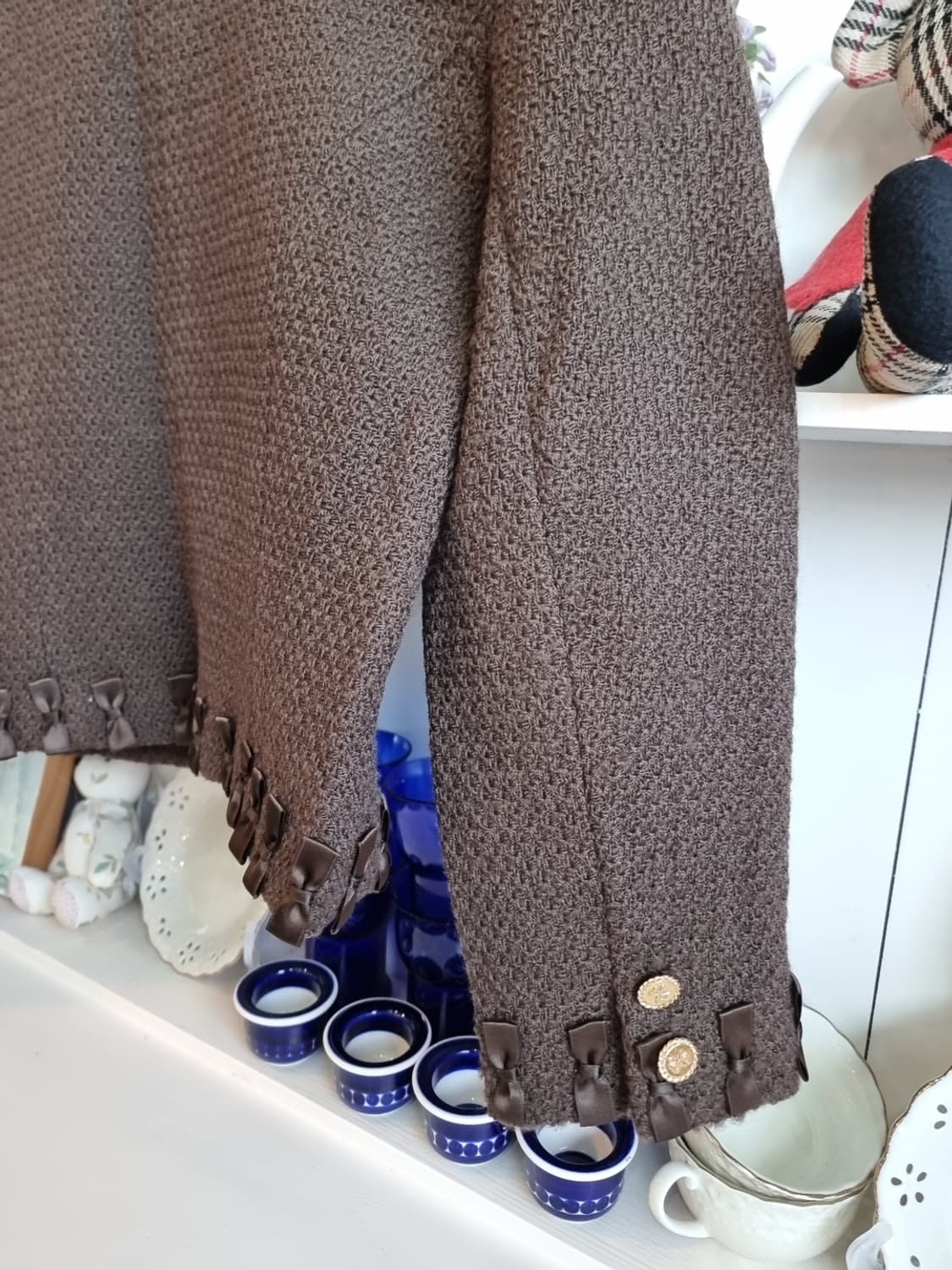 빈티지 리본 트위드 자켓 상품이미지5