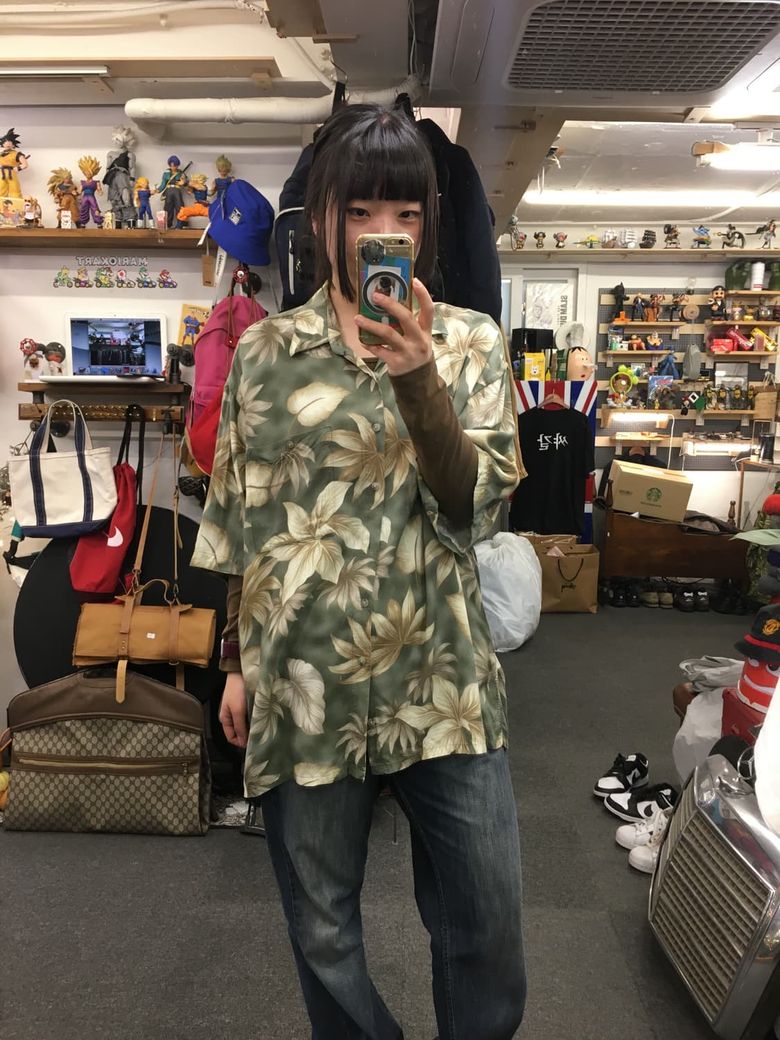 빈티지 하와이안 반팔 셔츠 상품이미지1