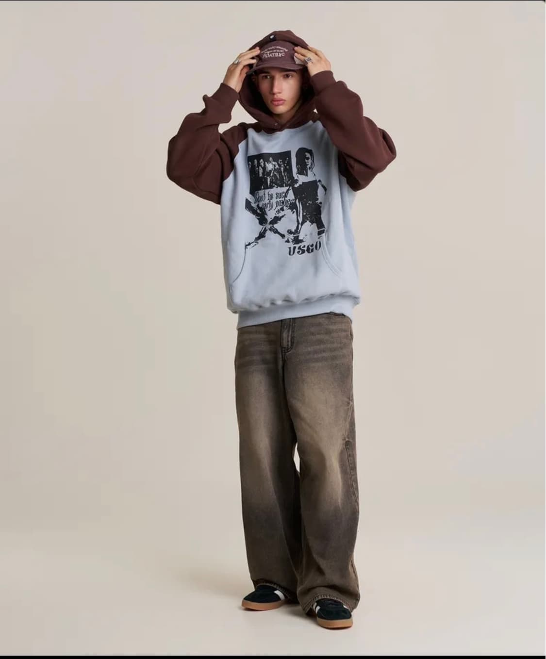 슈퍼서브 워싱 와이드 데님 상품이미지1