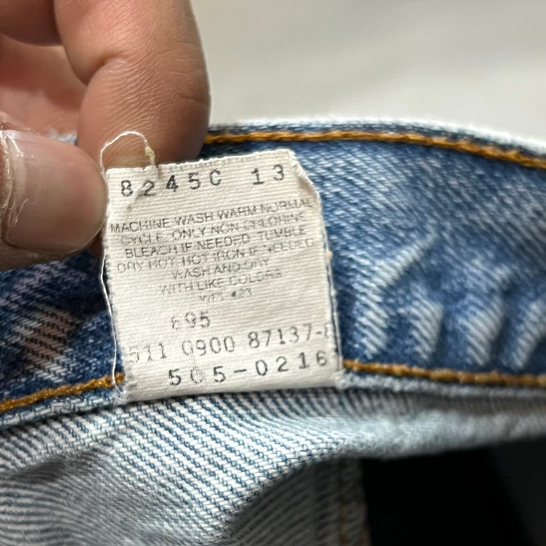  USA 리바이스 505 데님 팬츠 y14707 상품이미지8