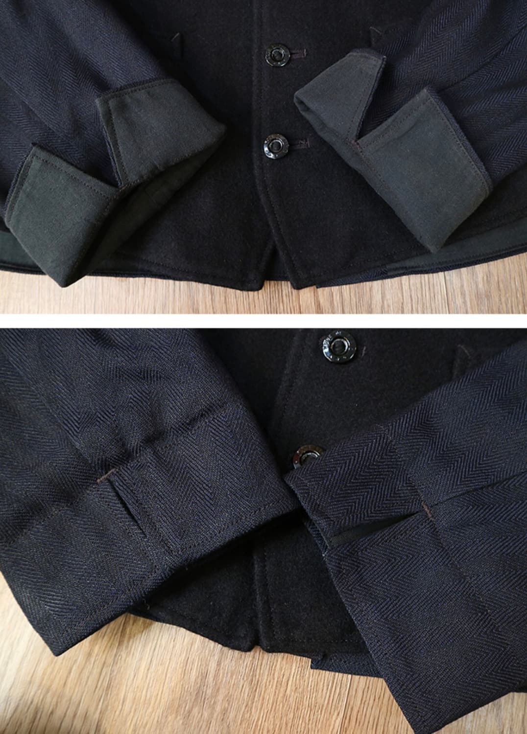franklin tailored 프랭클린 테일러드 노카라 아메카지 자켓 상품이미지3