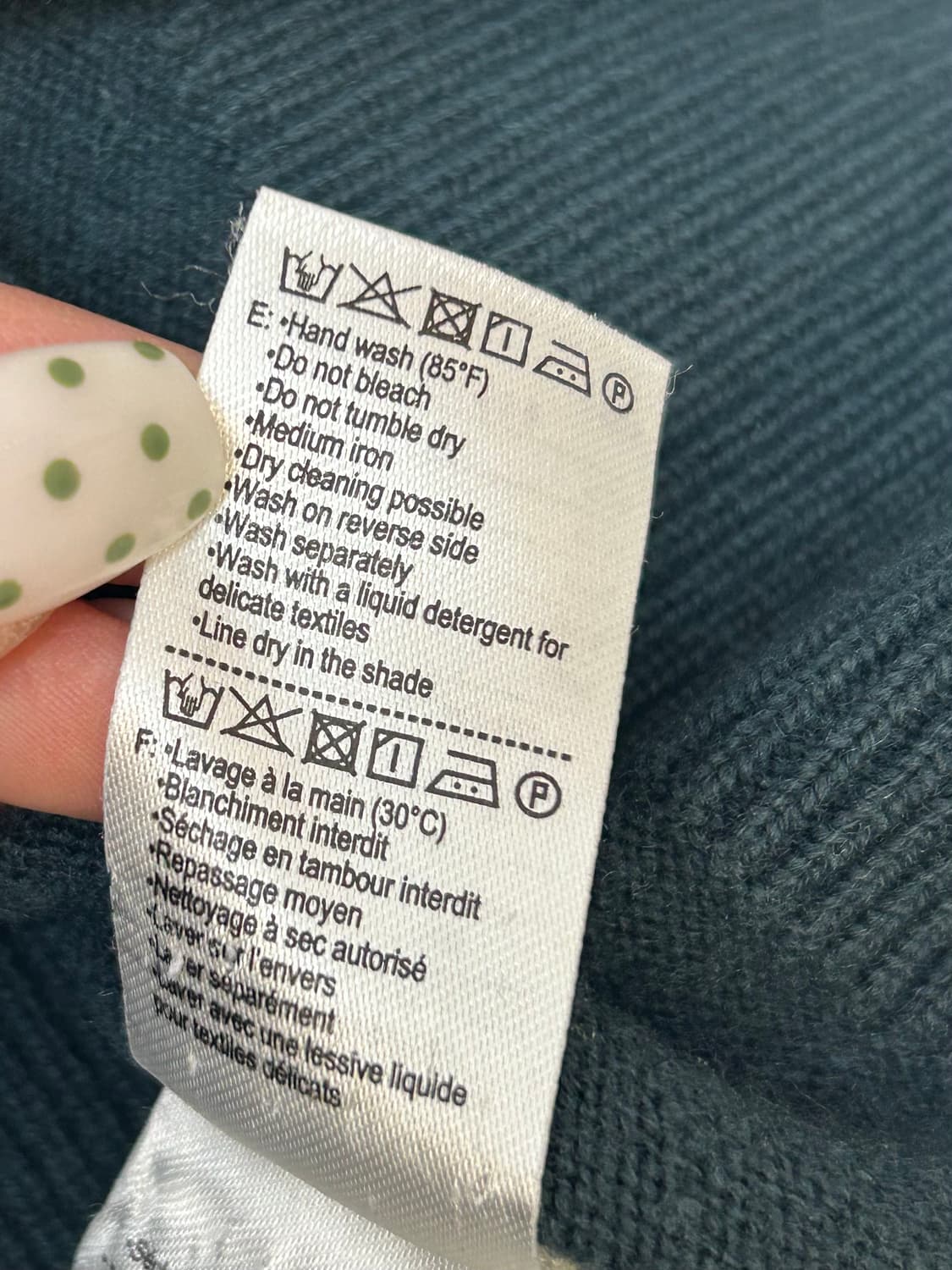 Lacoste 라코스테 딥그린 컬러 니트 상품이미지7