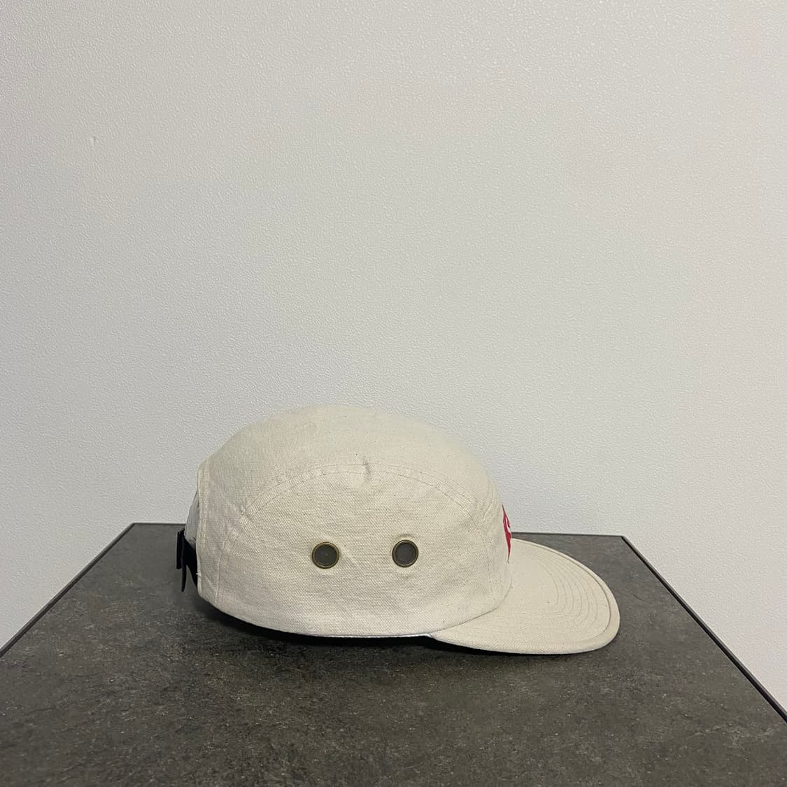 (OS) 슈프림 박스로고 캠프캡 모자 워시드 캔버스 내츄럴 상품이미지3