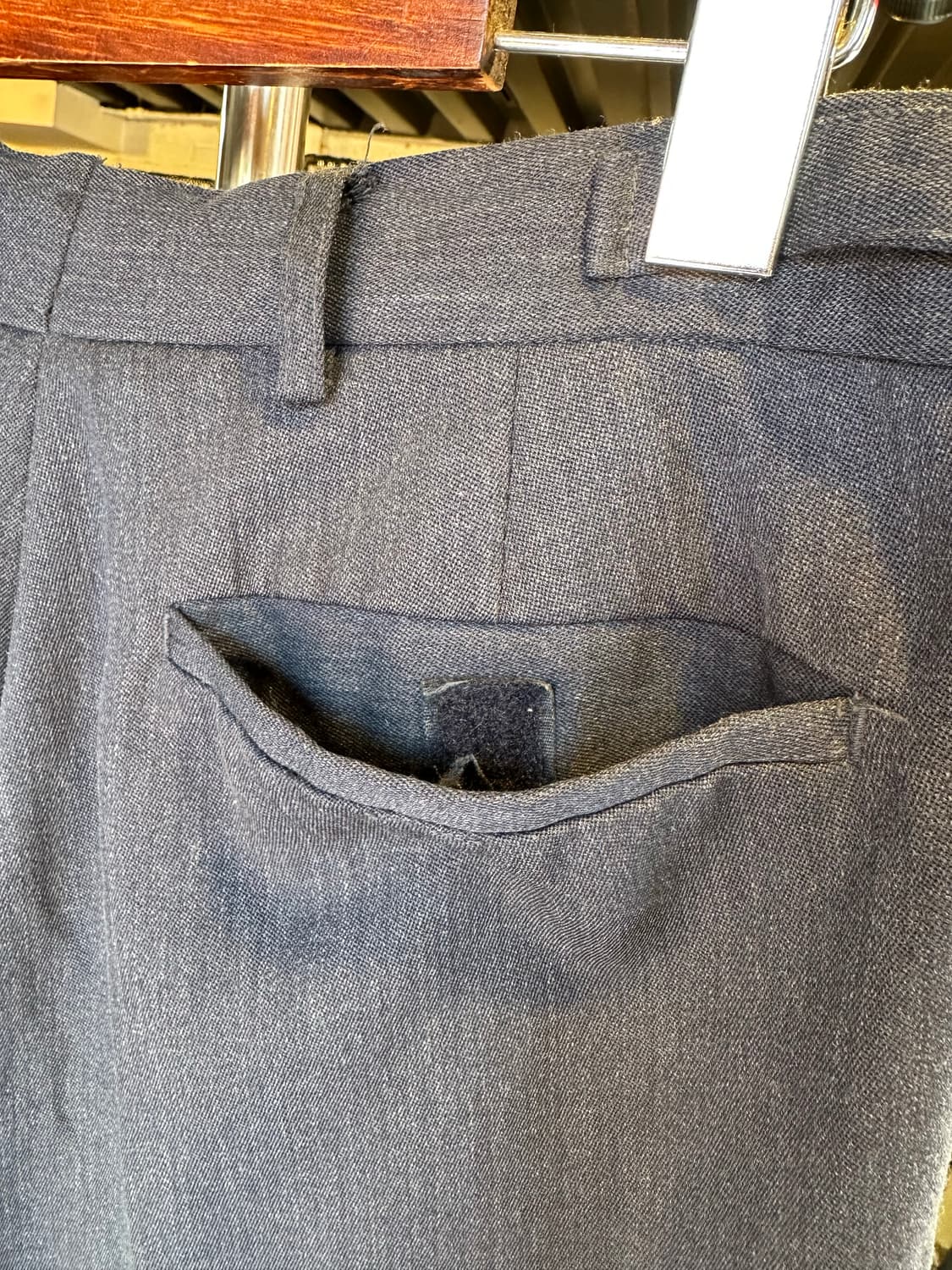 Old 영국군 British RAF 밀리터리 원턱 드레스 슬랙스 팬츠 상품이미지9