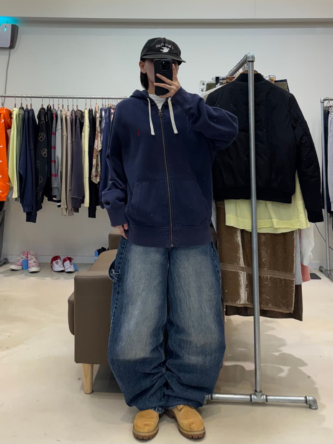 폴로 랄프로렌 후드집업 네이비  상품이미지4