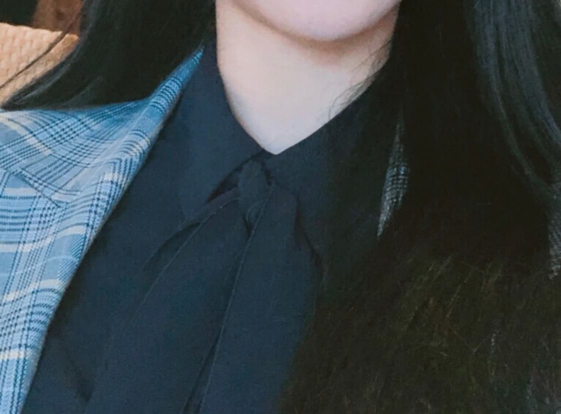 잇미샤 리본 타이 블라우스 상품이미지5