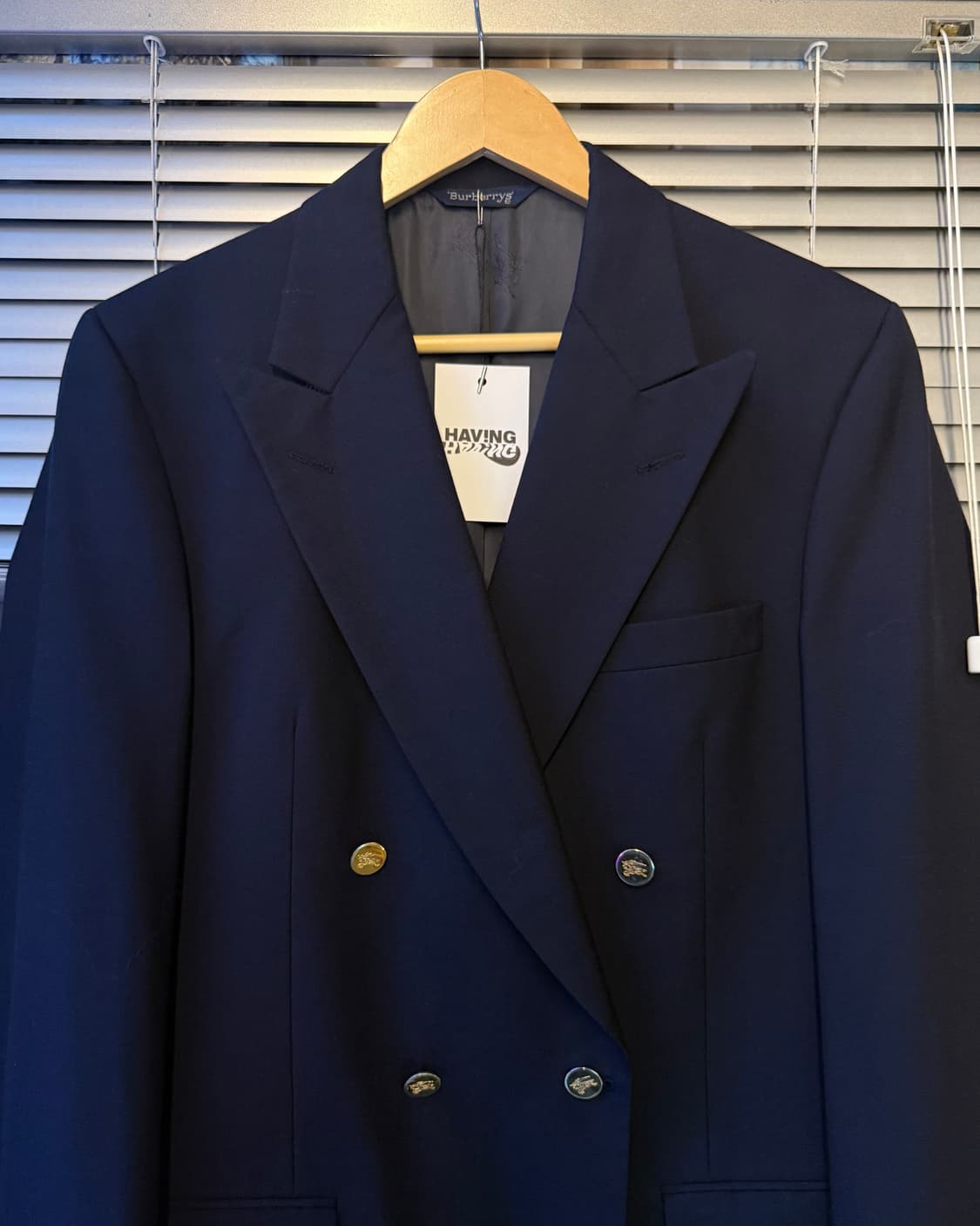 Burberrys 90s USA 금장 블레이저 상품이미지2