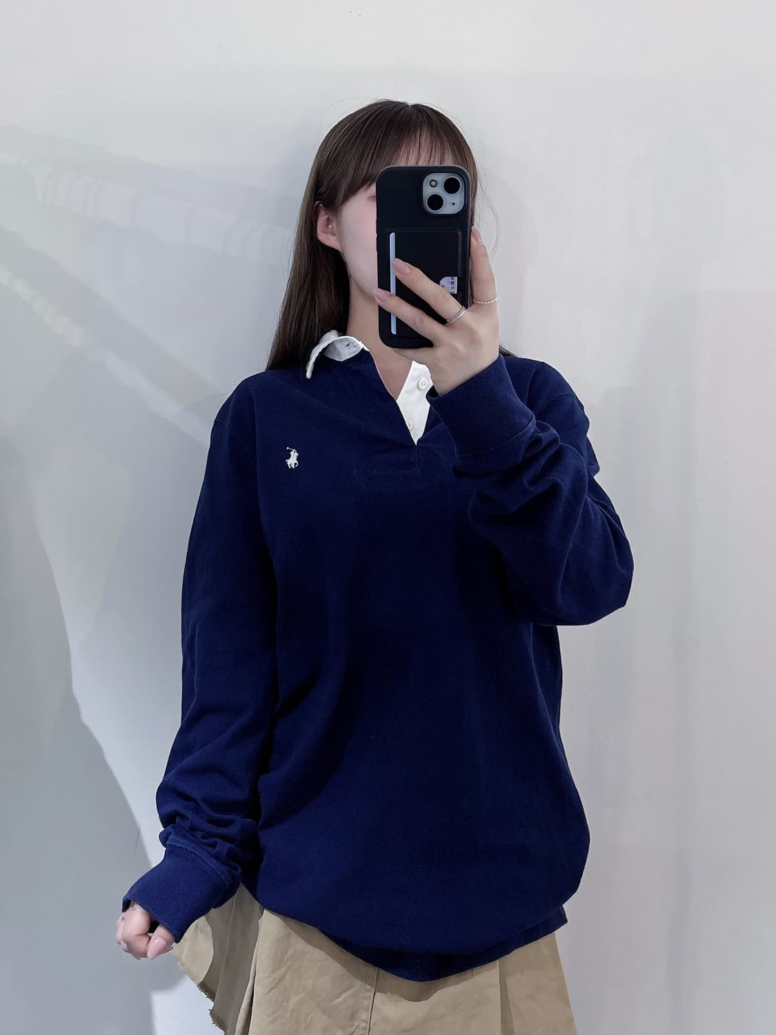 폴로 랄프로렌 네이비 포니 럭비티  상품이미지1