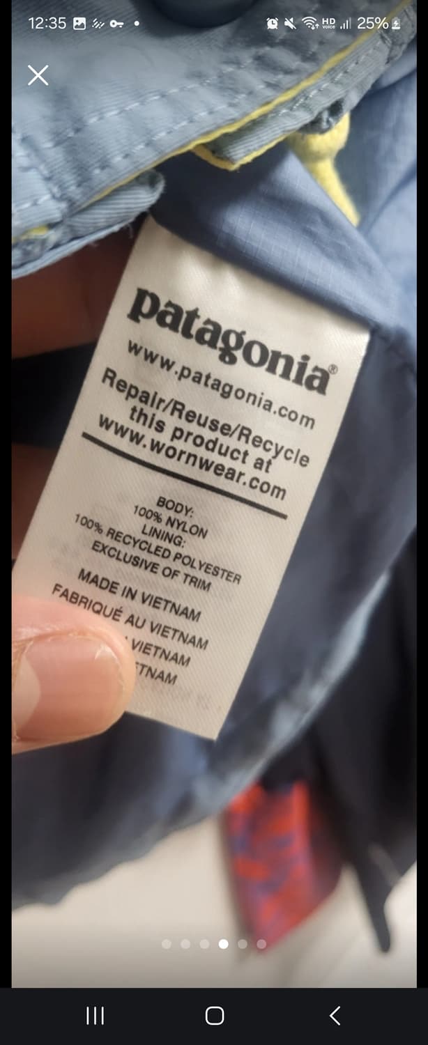 파타고니아 여성 바람막이 S 상품이미지2