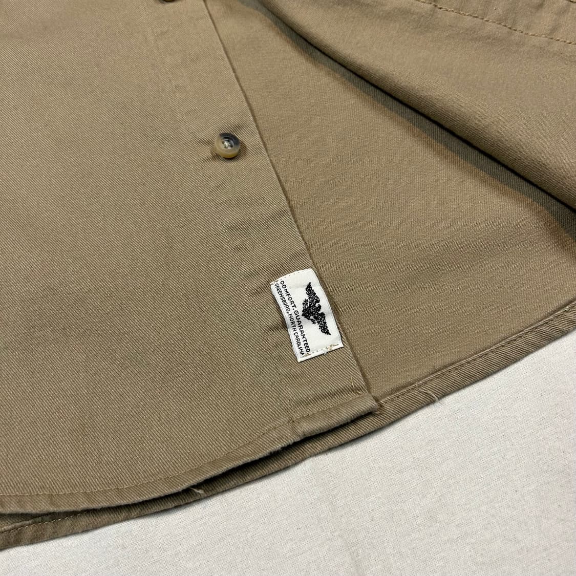 XL) Wrangler 랭글러 투포켓 워크웨어 코튼 셔츠 브라운 상품이미지7