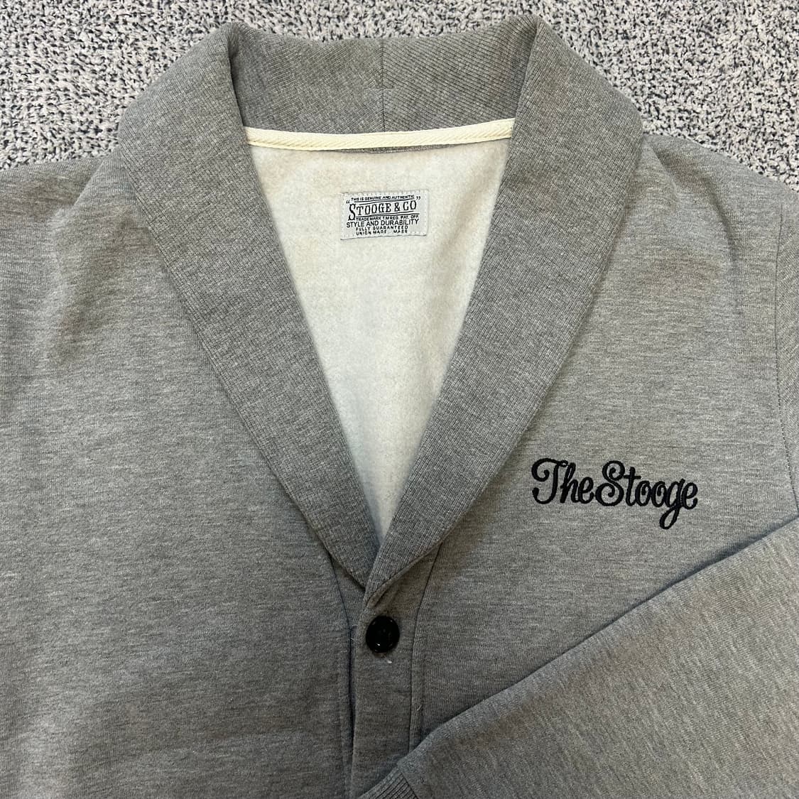 Stooge&co Shawl Collar Cardigan. 상품이미지4