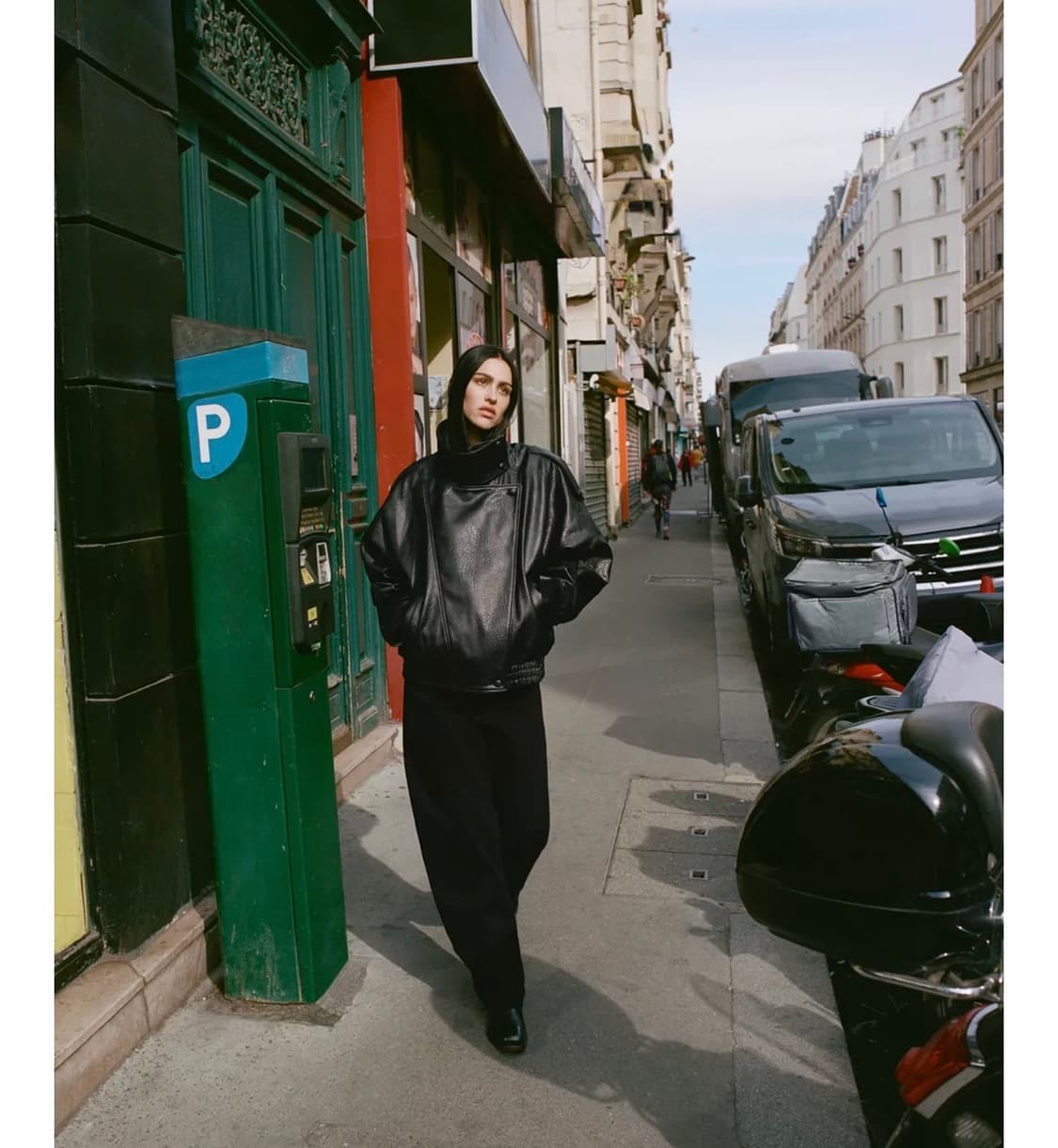 자라 페이크 레더 자켓 상품이미지3