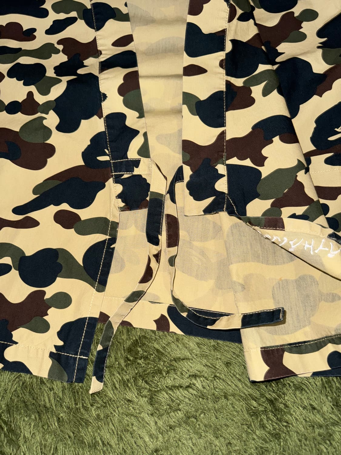 [L] BAPE 베이프 1st 카모 기모노 셔츠 자켓 상품이미지7