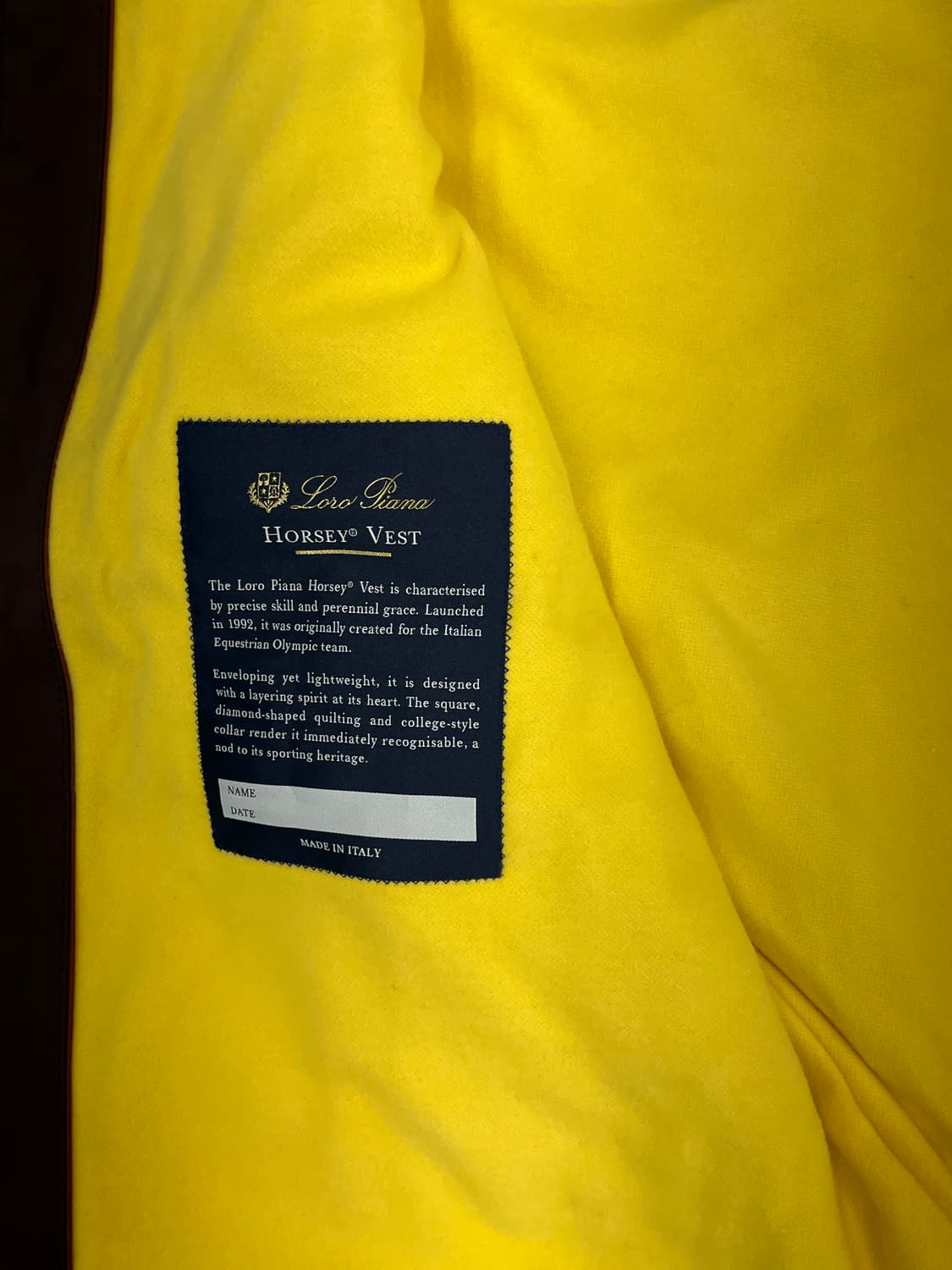 로로피아나 퀼팅 패딩조끼 L(100-105) (새상품) 상품이미지5