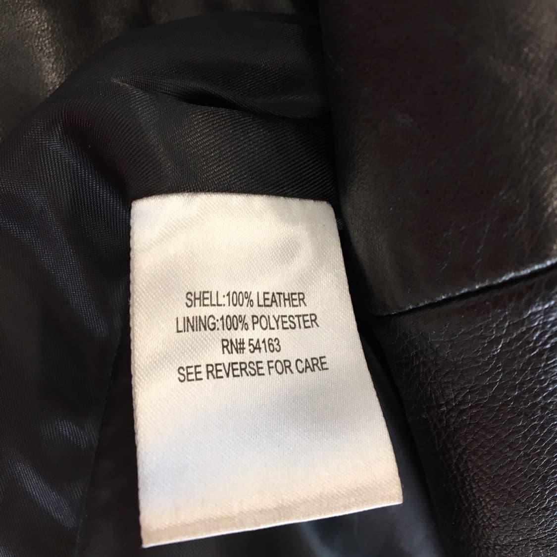 ck 캘빈클라인 가죽 집업자켓 S  상품이미지6