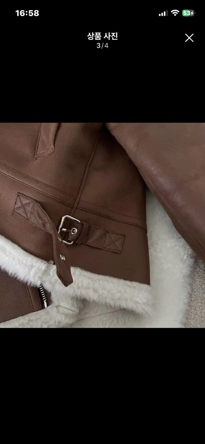 씨어 무스탕 숏무스탕 양털자켓 퍼자켓 퍼무스탕 상품이미지3