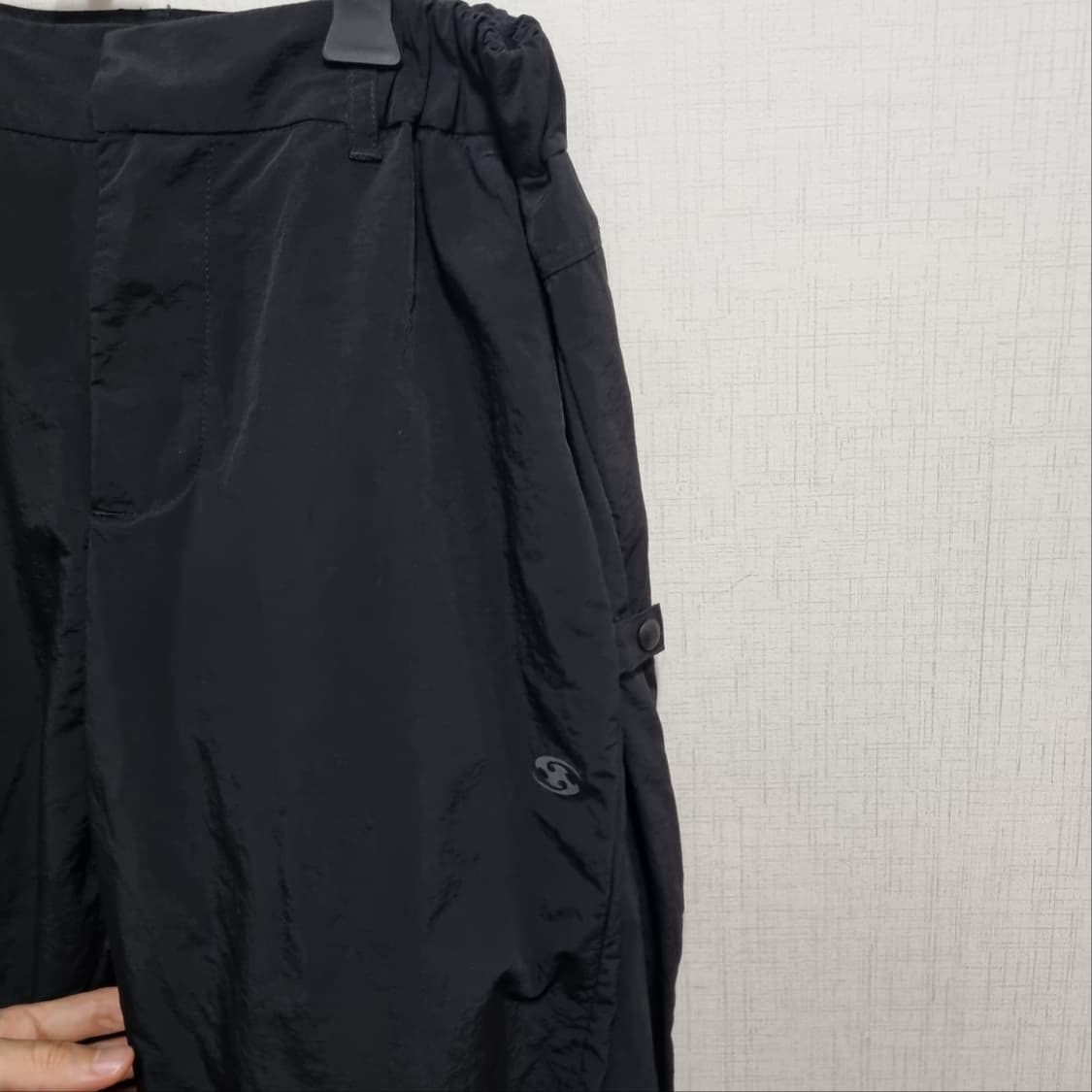 산산기어 사이드 스냅 팬츠 3사이즈 블랙 상품이미지2