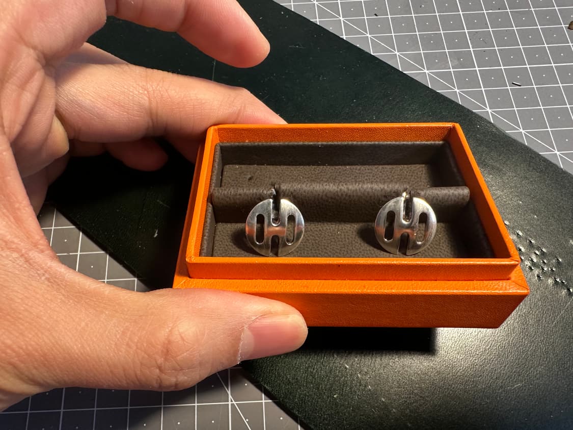 에르메스 925 실버 커프스  상품이미지2