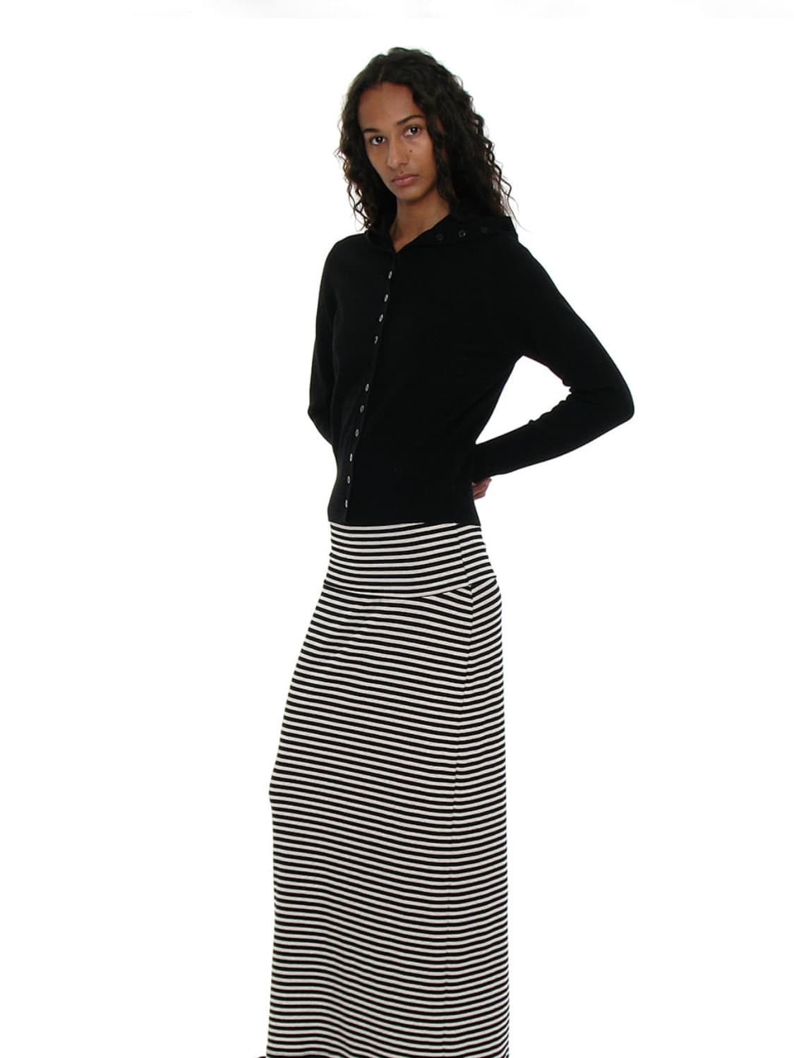 Partimento women classic hooded cardigan 상품이미지4