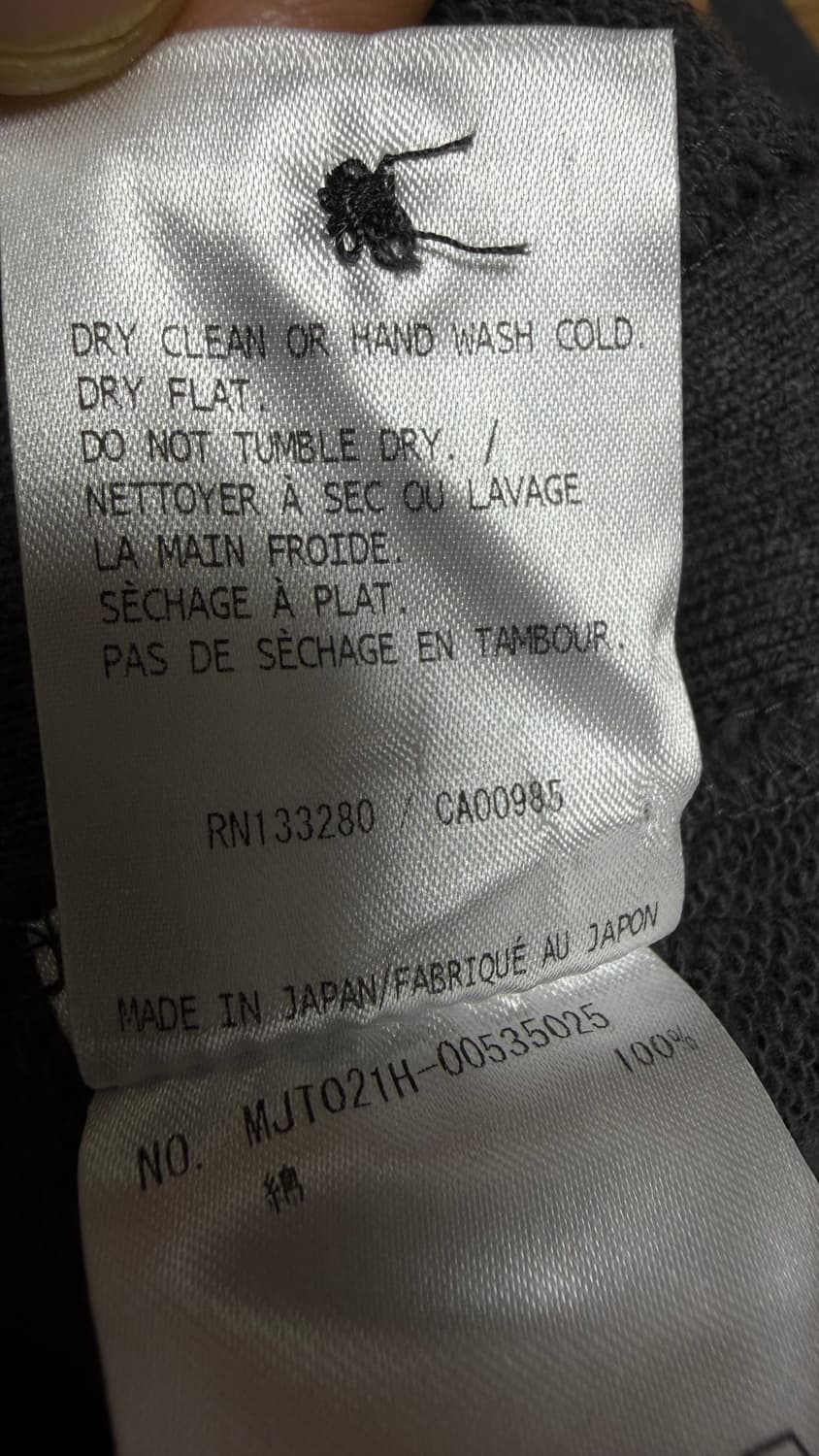 톰브라운 클래식 루프백 4-바 스웨트셔츠 - Dark Grey 상품이미지6