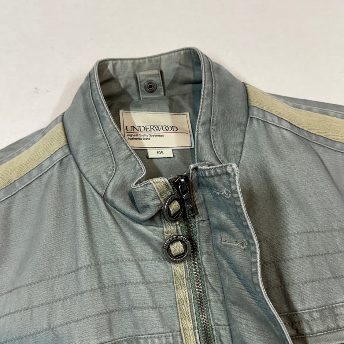 XL) UNDERWOOD 코튼 해링턴 자켓 상품이미지4