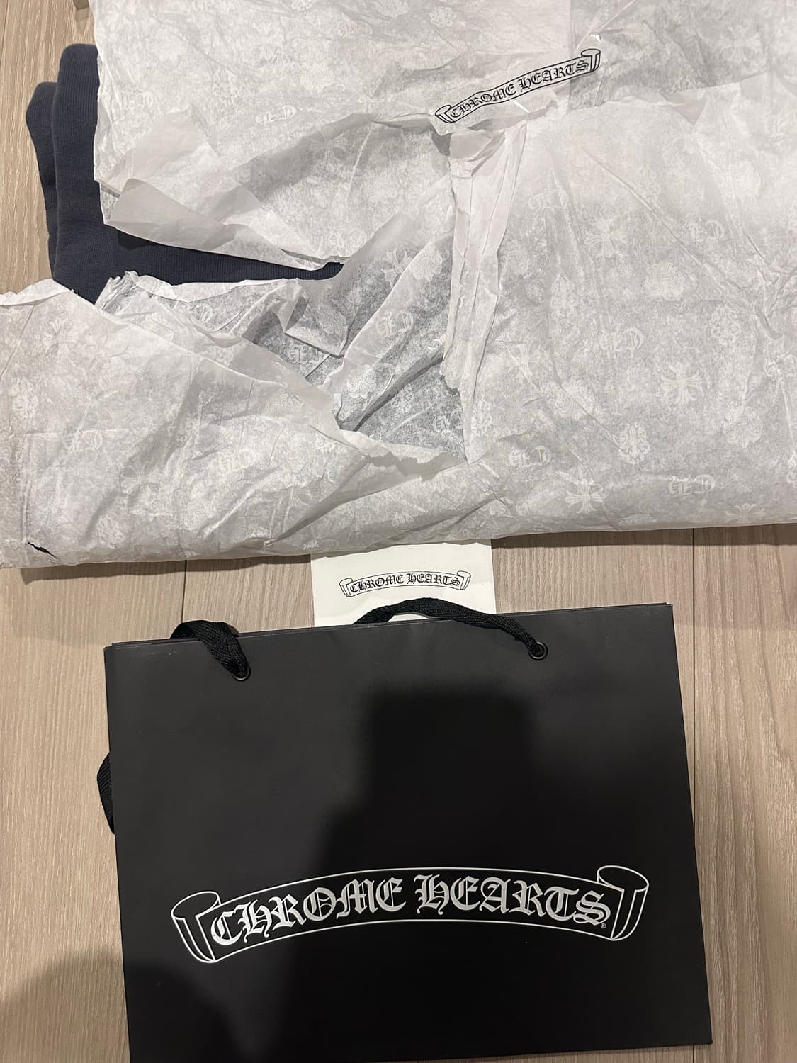 크롬하츠 페이퍼잼 크로스패치 후드 M 상품이미지3