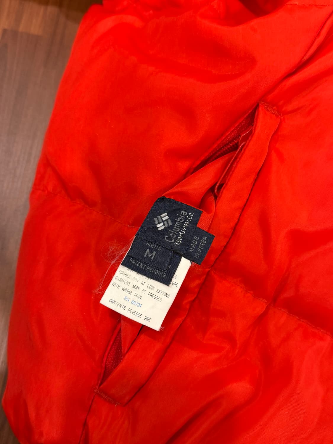 90s Columbia 컬럼비아 리버서블 덕 다운 푸퍼 자켓 상품이미지9