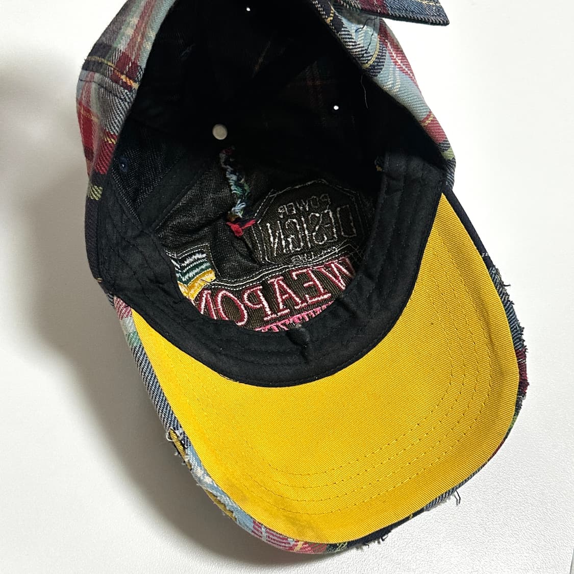 빈티지 체크캡 상품이미지4