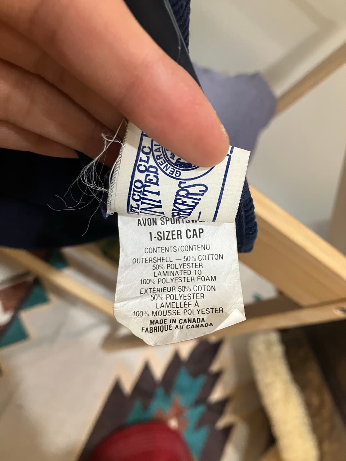 80s Garment America 코듀로이캡 made in canada 상품이미지4