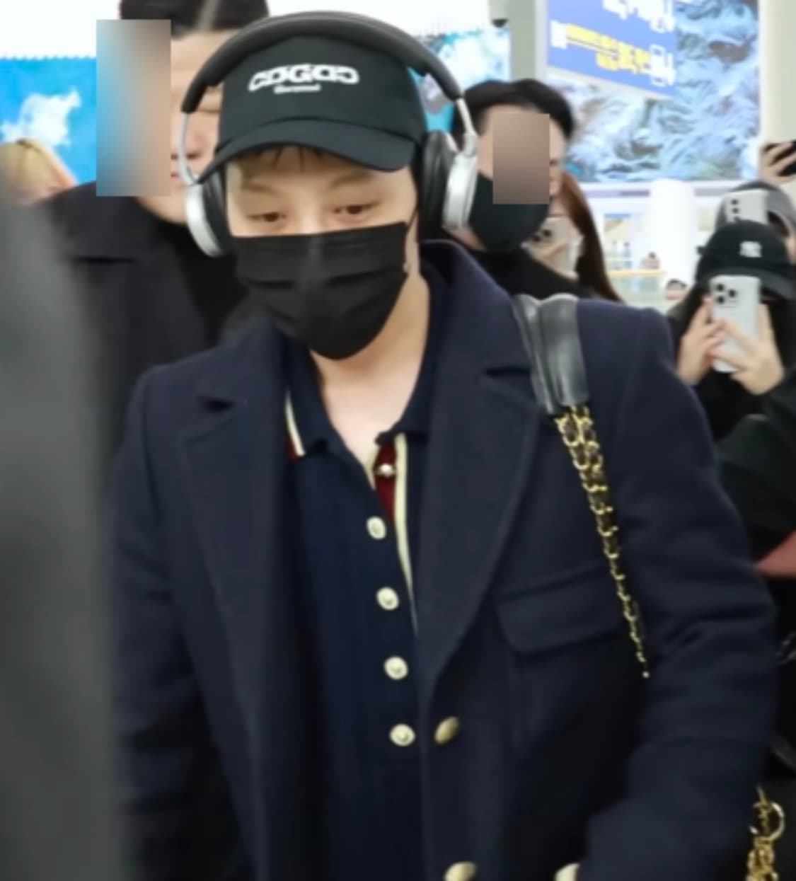 [CDGDC] 꼼데가르송 지디 위버멘쉬 콜라보 블랙 캡 새상품 상품이미지1