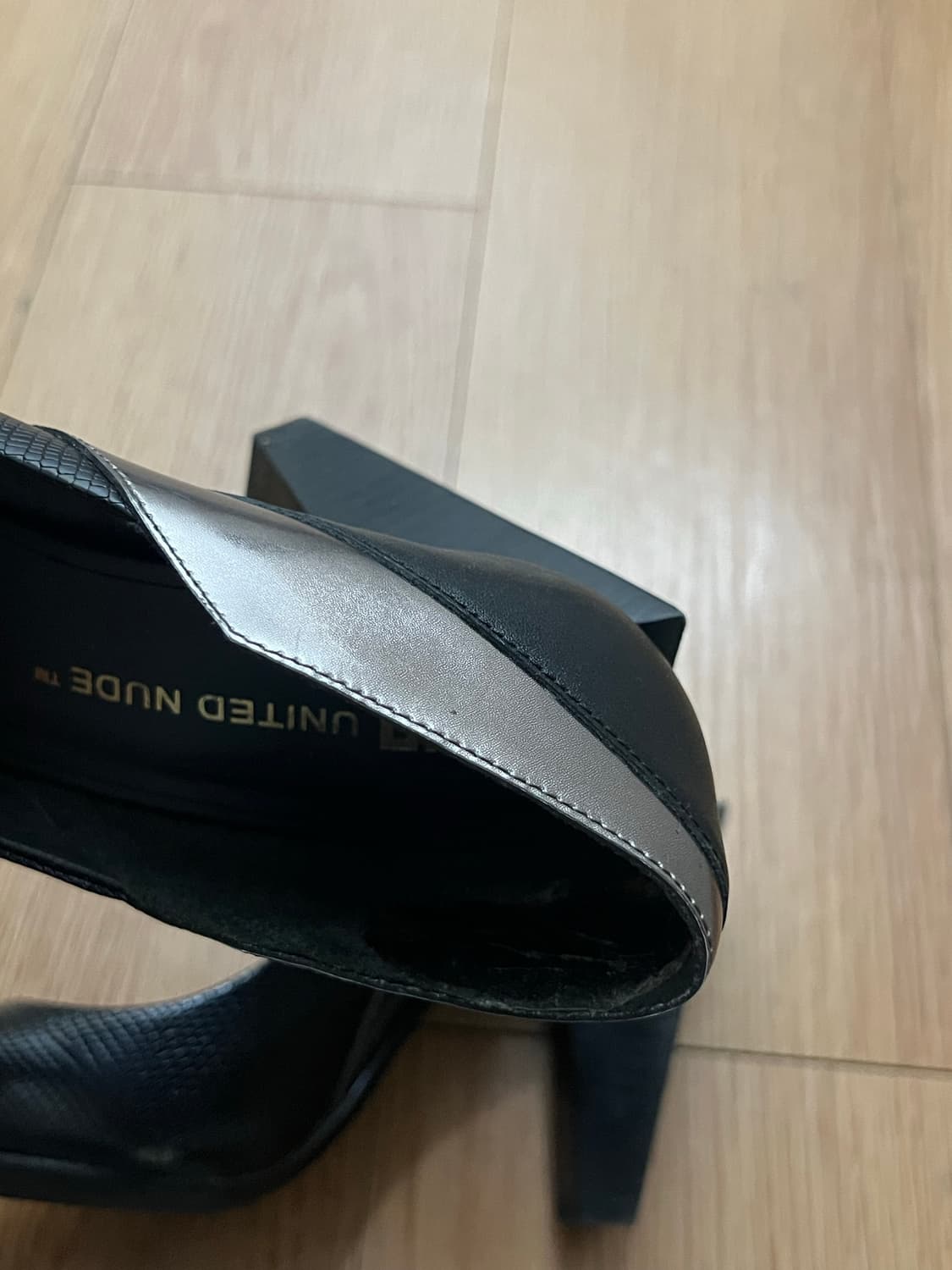 유나이티드 누드 블랙 하이힐 상품이미지5