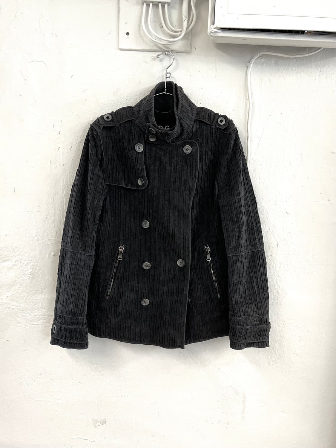 돌체앤가바나 아카이브 벨루어 골덴 나폴레옹 자켓 상품이미지1