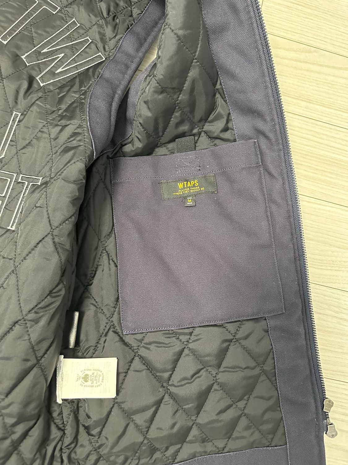 칼하트 WIP 베스트 WTAPS 콜라보 네이비 상품이미지5