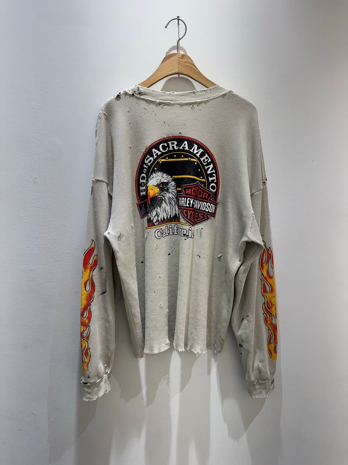 빈티지 와플 긴팔 상품이미지6