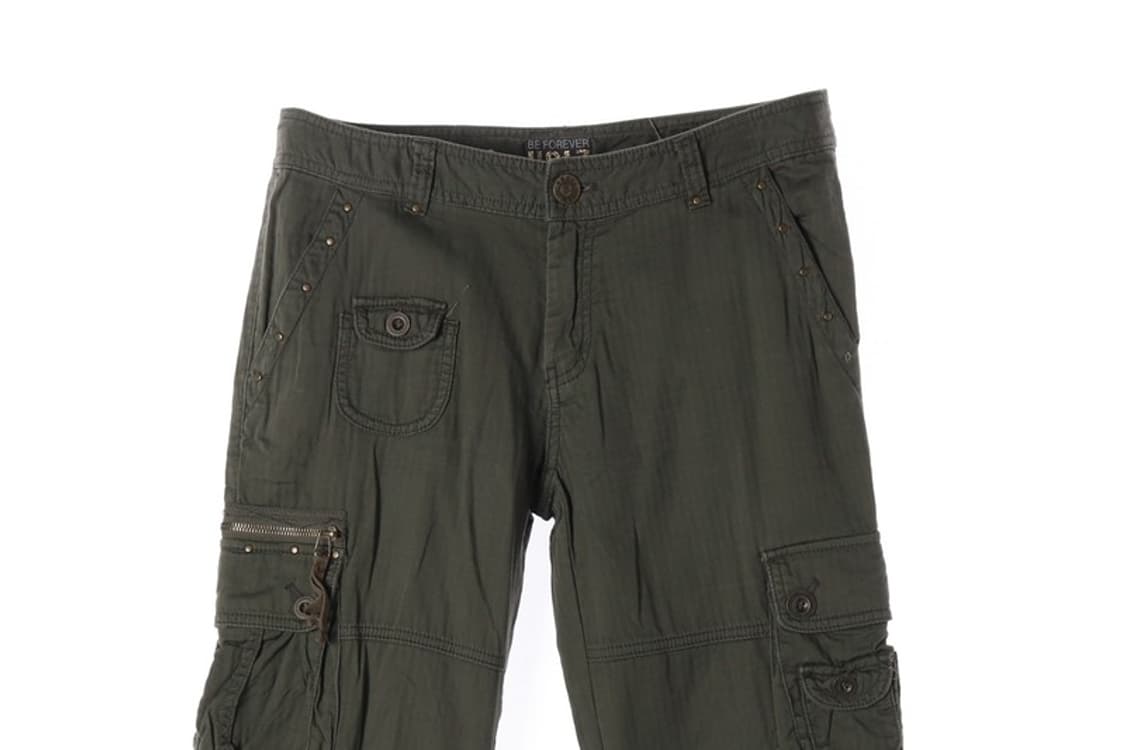 UGIZ 빈티지 멀티포켓 카키 카고 팬츠 30 상품이미지3