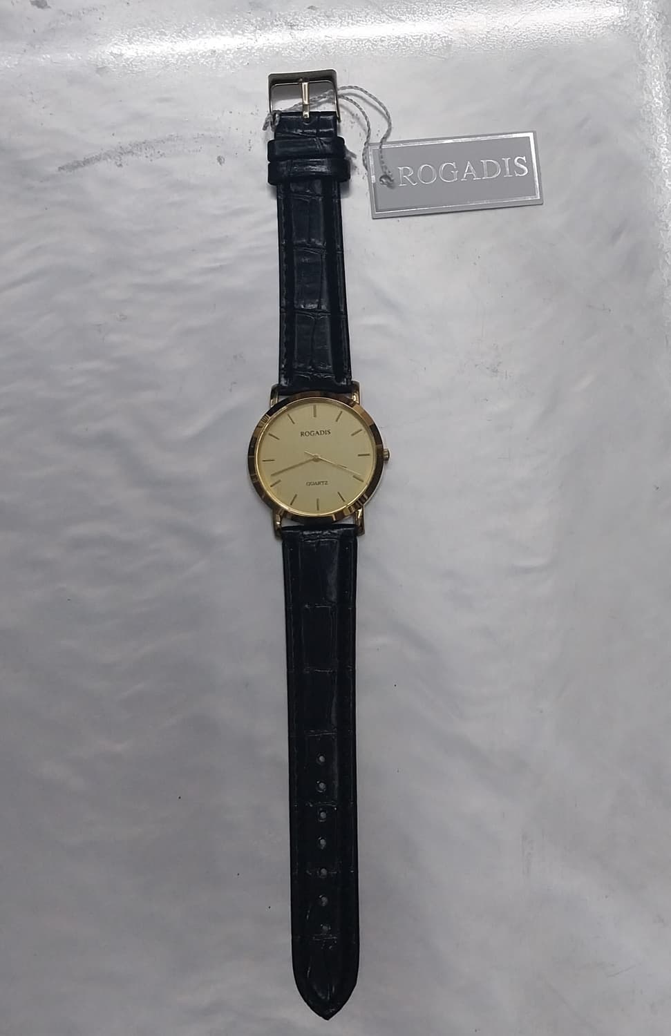 (새상품) 로가디스 금장 쿼츠  가죽시계 상품이미지2