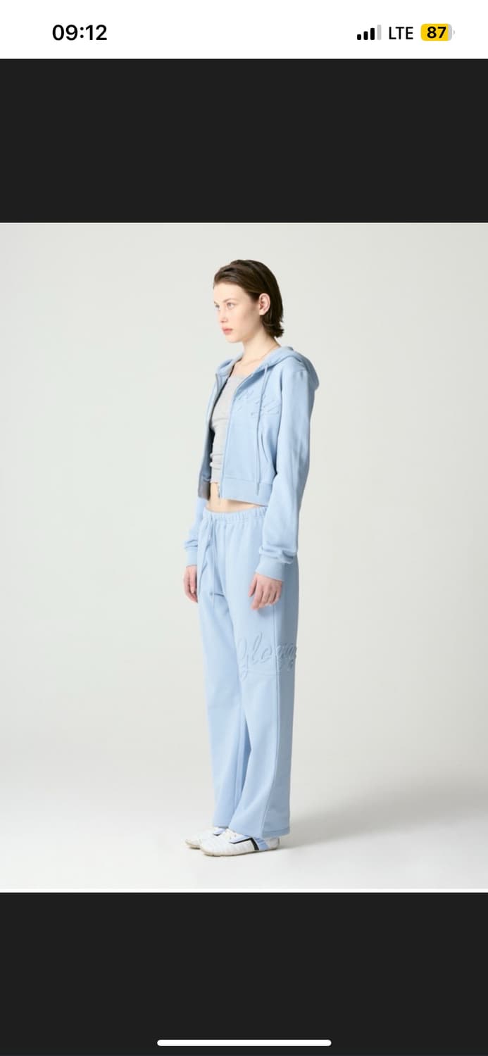 글로니 조던 집업/팬츠 셋업 베이비블루 s 상품이미지1