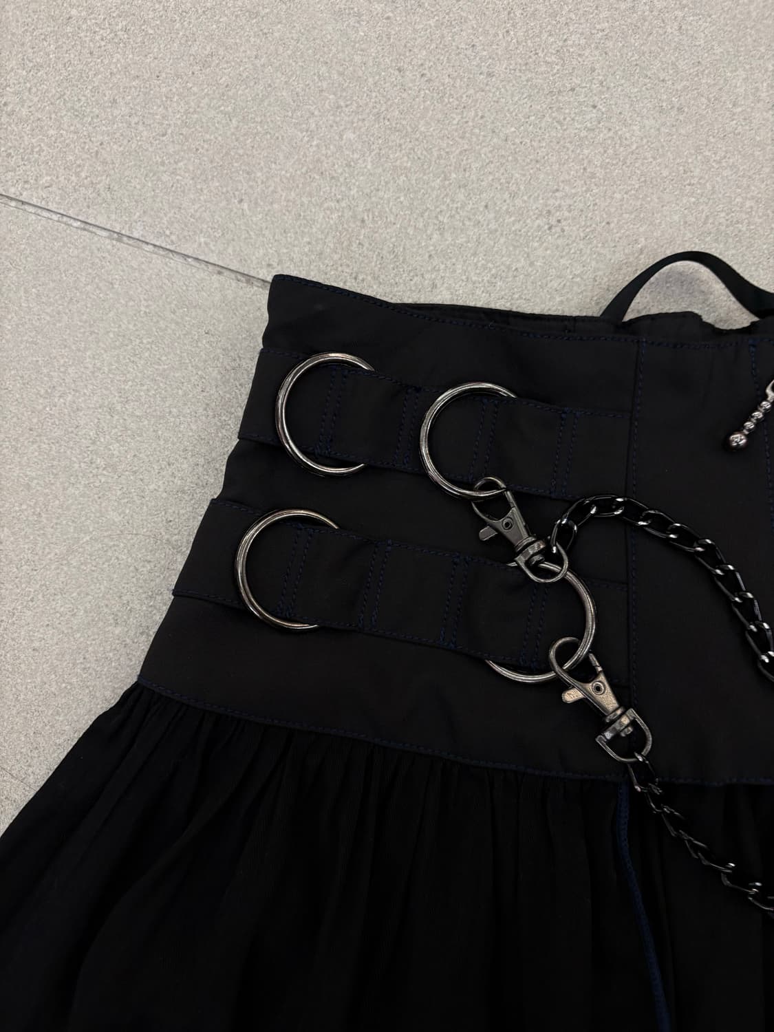 펑크 레이어드 스커트 상품이미지3