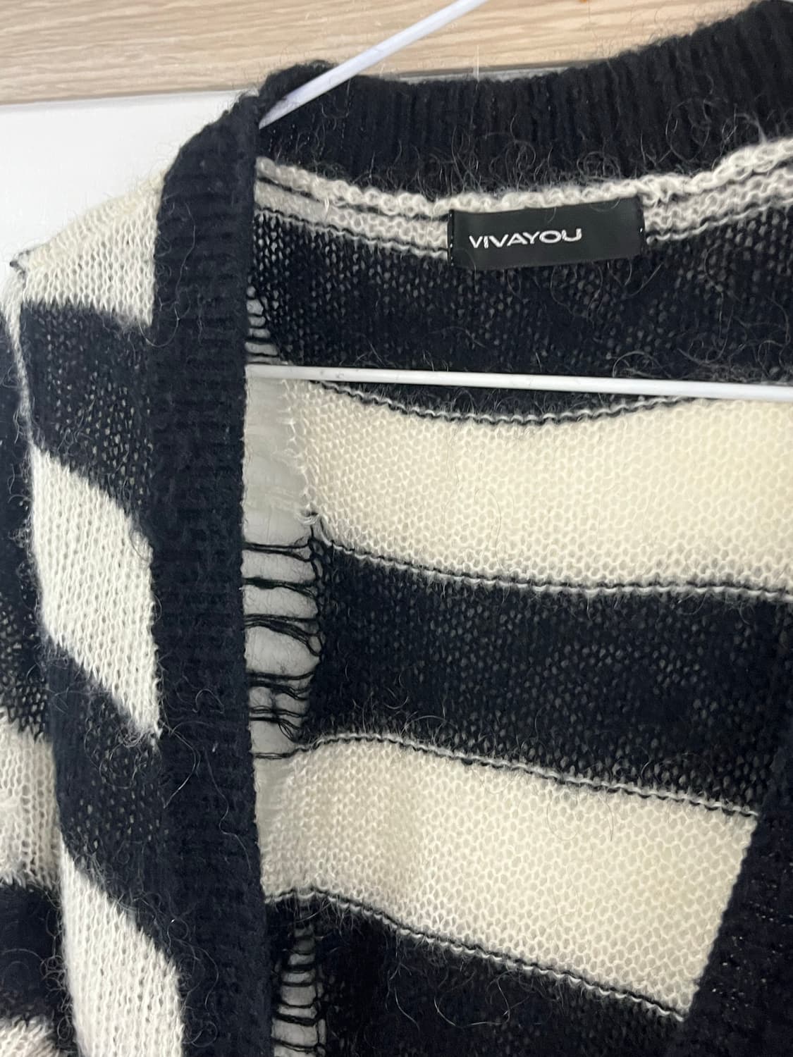 Grunge Stripe Cardigan 상품이미지2