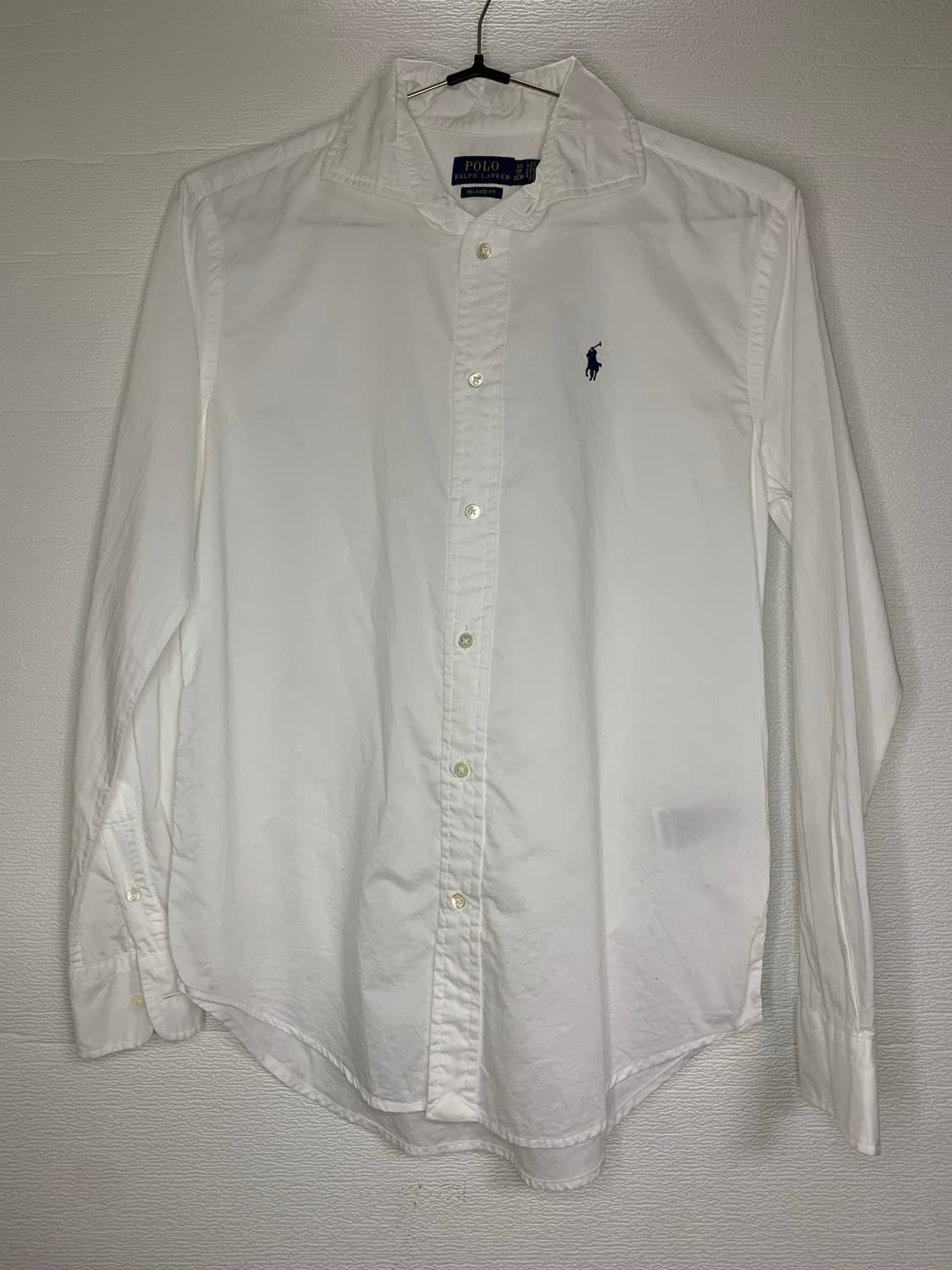폴로 랄프로렌 릴렉스핏 코튼 셔츠 화이트 상품이미지2
