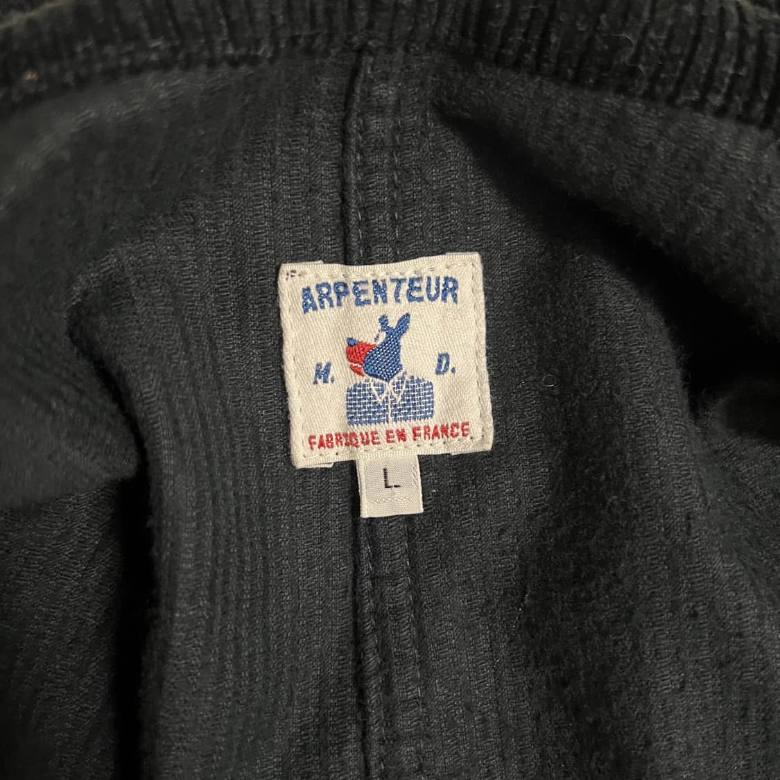 아펜처 블랙 코듀로이 워크자켓 상품이미지3