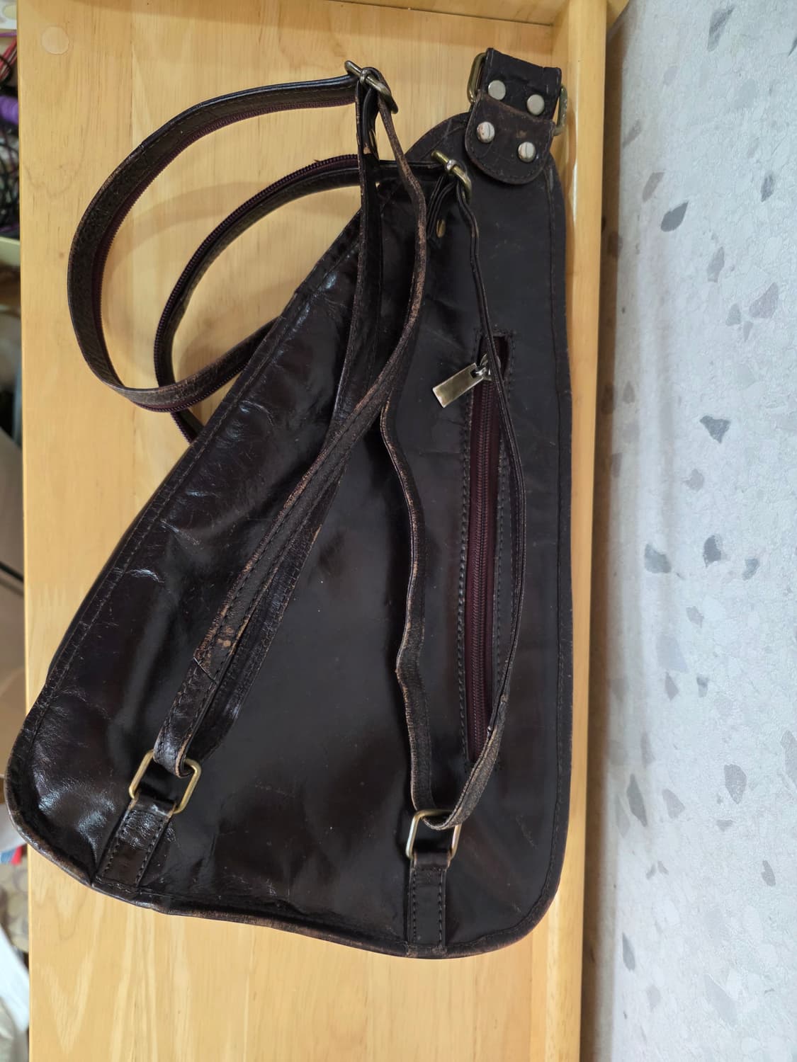 벨기에 벼룩시장 2way 크로스&백팩 상품이미지6