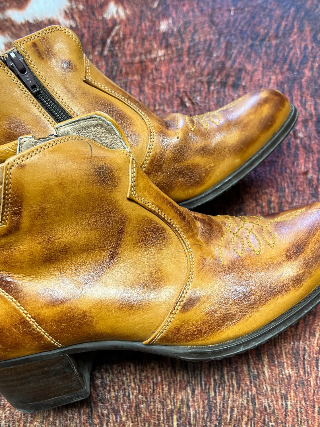 [250] 버팔로(Buffalo) 빈티지 웨스턴 앵클 부츠 상품이미지6