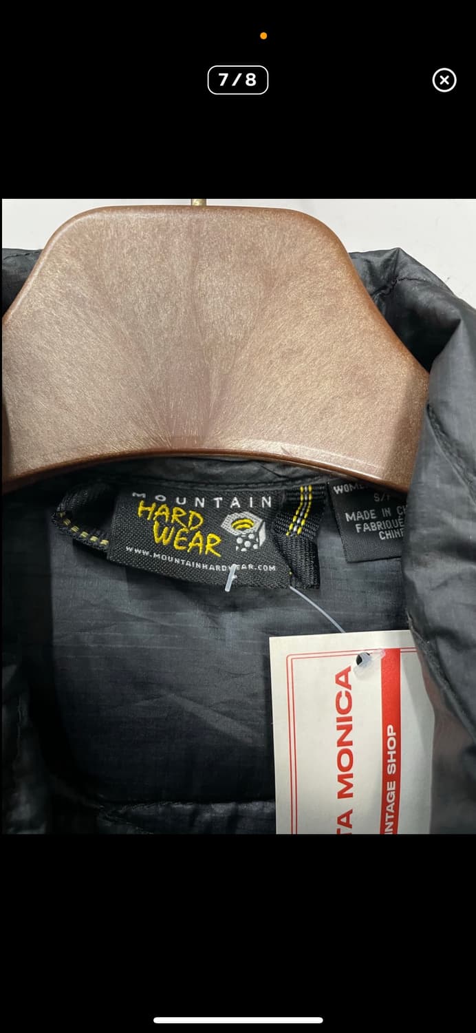 마운틴 하드웨어 블랙 경량 다운 패딩 A2765 상품이미지7