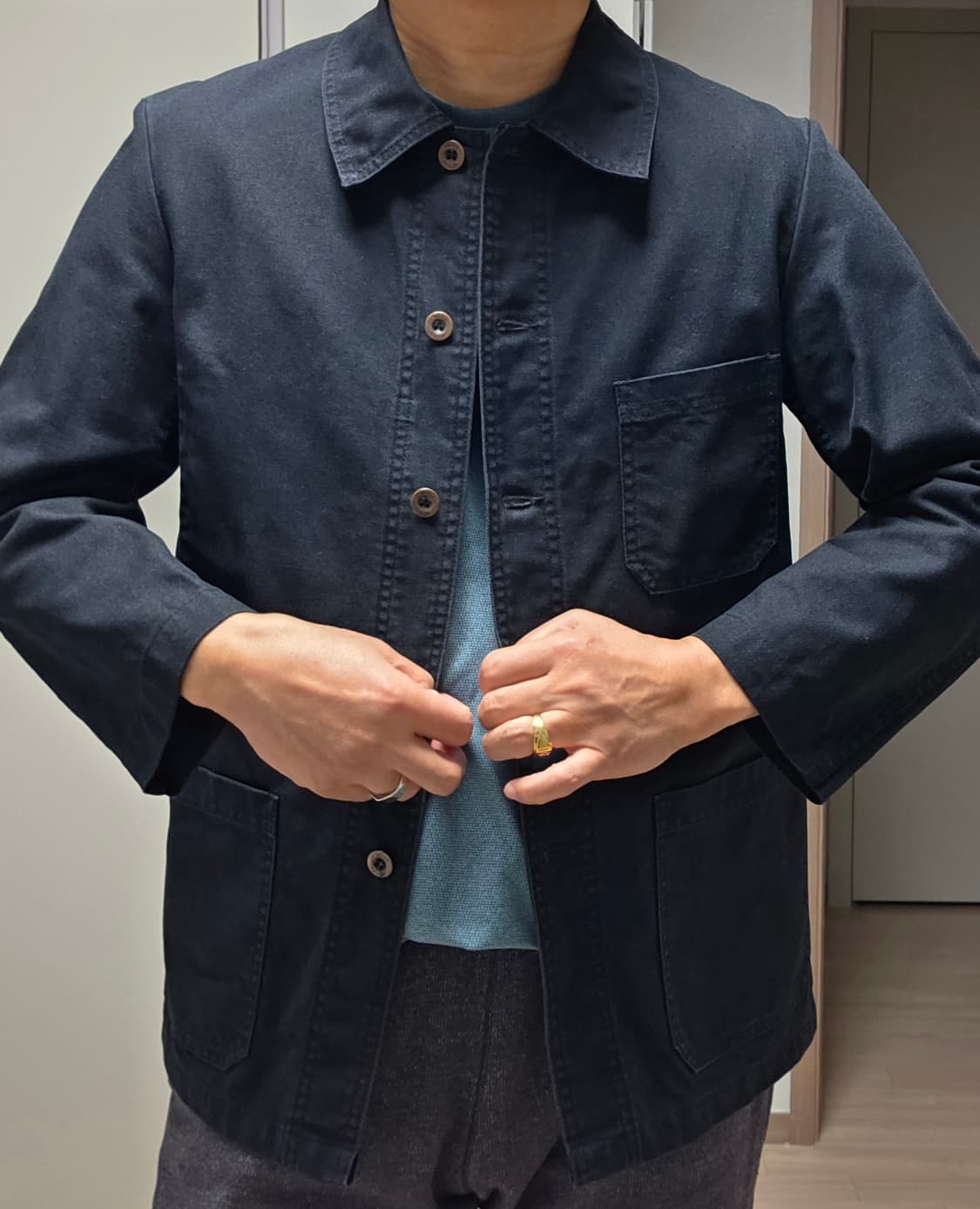 베트라 VETRA 프렌치 워크자켓 브레이져 블랙 (44)  상품이미지8